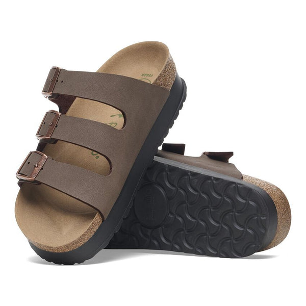 Florida Platform Vegan in Mocha from Birkenstock – MooShoes
