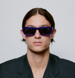 Fame Sunglasses in Purple Transparent from A. Kjaerbede