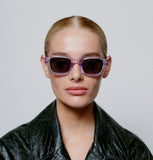 Halo Sunglasses in Lavender Transparent from A. Kjaerbede