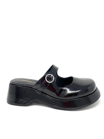 Era Slip On Mary Jane in Black Patent from Intentionally Blank