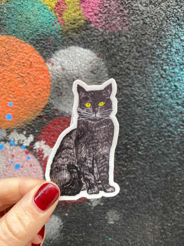 Tobi Cat Sticker from natchie