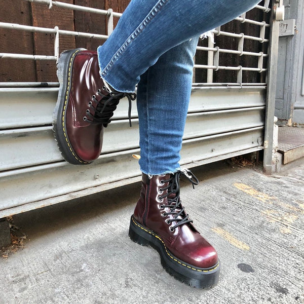 Dottor Martens Jadon Dr Martens A Bordeaux Martens Jadon Boot
