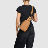 Liberty Woven Sling Bag in Tan from Urban Originals