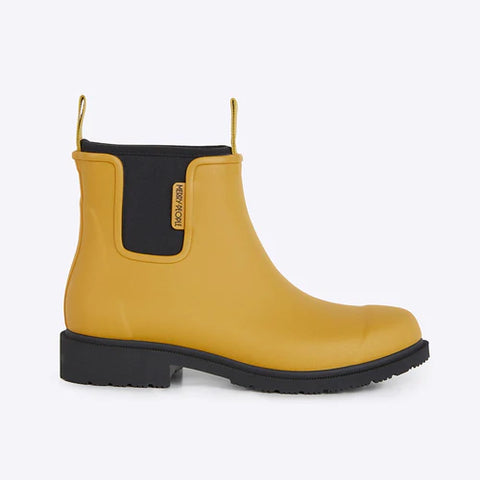 Bobbi Rain Boot in Mustard from Merry People
