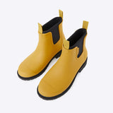 Bobbi Rain Boot in Mustard from Merry People
