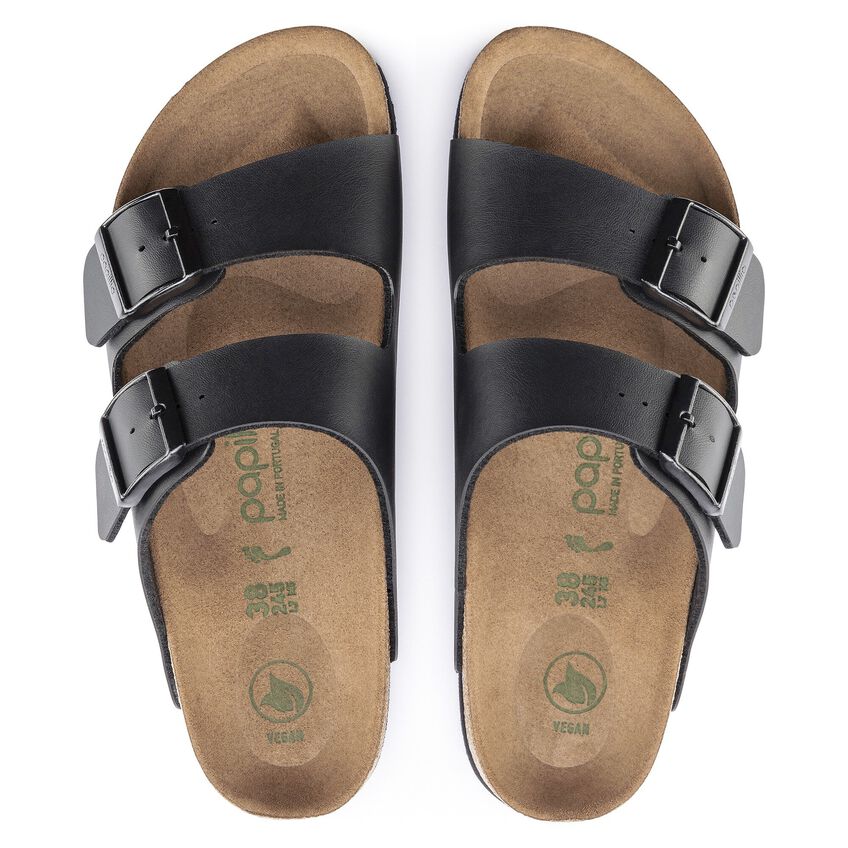 Arizona Platform Vegan in Black from Birkenstock – MooShoes