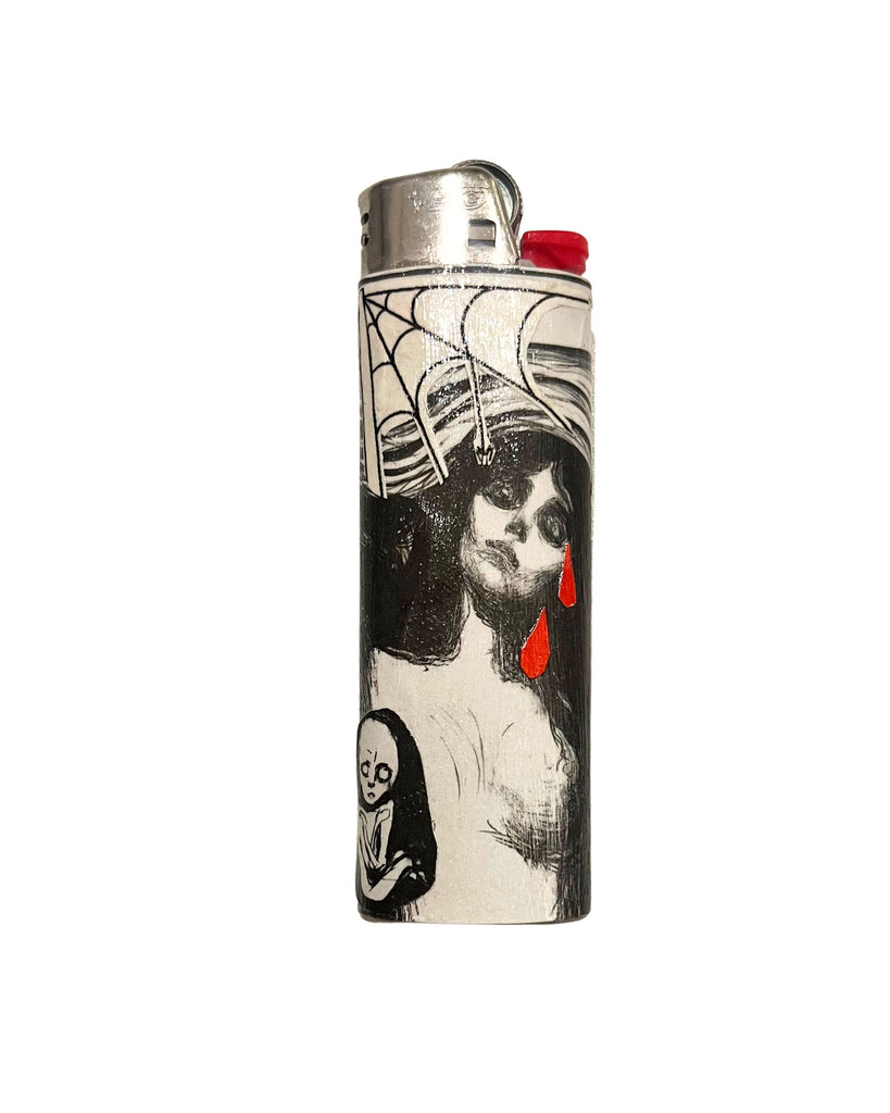 Roey Decoupage Horror Lighter