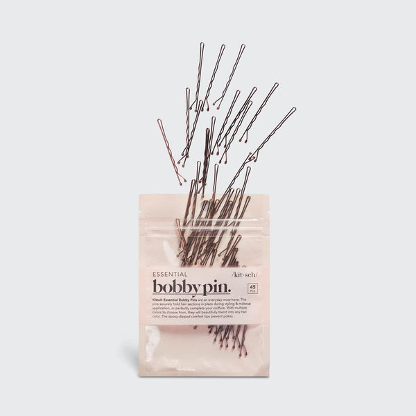 Essential Bobby Pins in Brown 45 pc from KITSCH