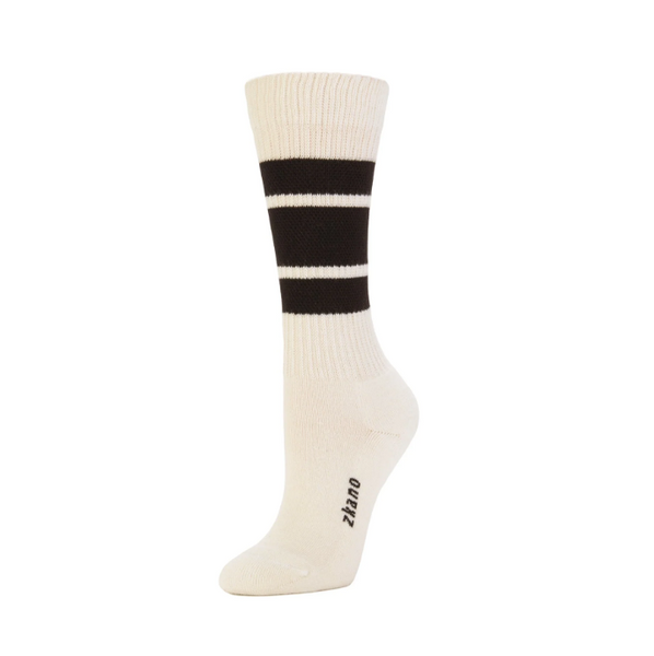 1991 Retro Crew Socks in Black from Zkano