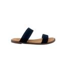 Jessa Slide in Black Suede from Novacas