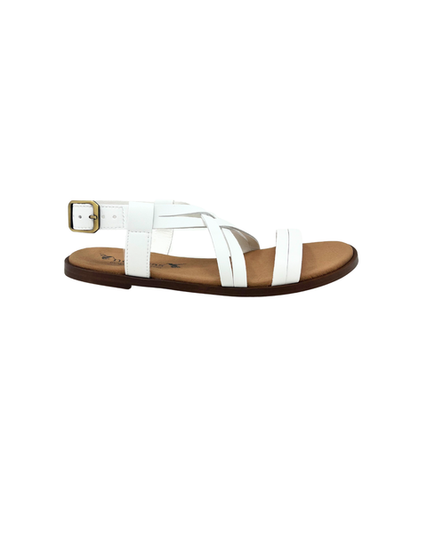 Novacas Naomi Sandal in White from Novacas – MooShoes