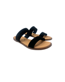 Jessa Slide in Black Suede from Novacas