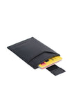 Cardholder in Black Persimmon Leather from Canussa