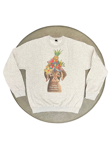 Eating Fruit Makes You Cute Sweatshirt from Cocoally