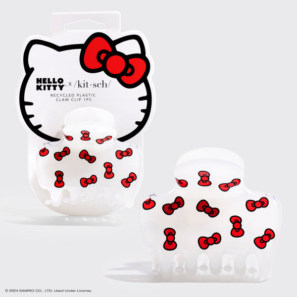 Hello Kitty Recycled Claw Clip in Bows from KITSCH