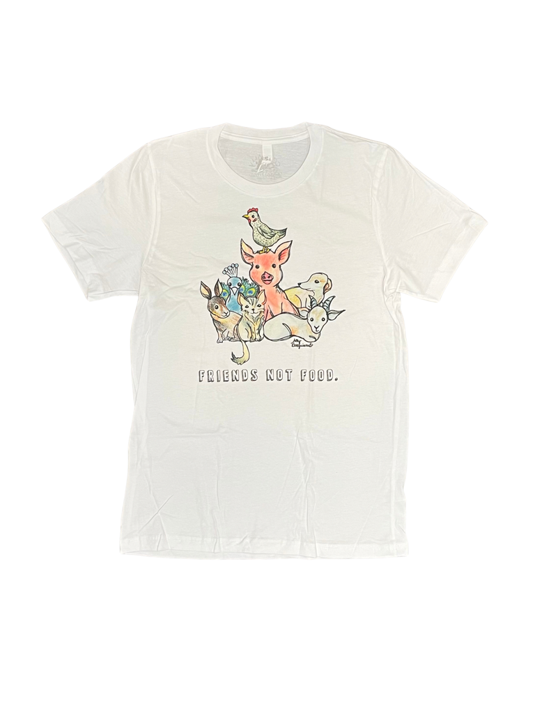 Friends Not Food Adult Unisex Tee from Cocoally