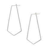 Prism Hoop Earrings in Silver from Freshie & Zero