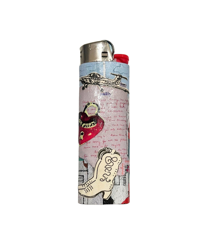 Roey Decoupage Boots Lighter