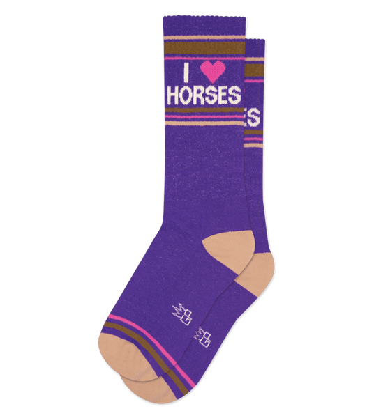 I Love Horses Socks from Gumball Poodle