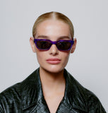 Bror Sunglasses in Purple Transparent from A. Kjaerbede