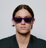 Bror Sunglasses in Purple Transparent from A. Kjaerbede