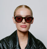 Halo Sunglasses in Green Marble Transparent from A. Kjaerbede