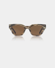 Kaws Sunglasses in Striped Horn from A. Kjaerbede – MooShoes