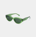 Winnie Sunglasses in Light Olive Transparent from A. Kjaerbede