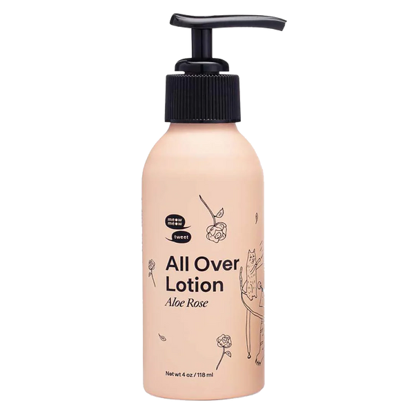 Aloe Rose All Over Lotion from Meow Meow Tweet