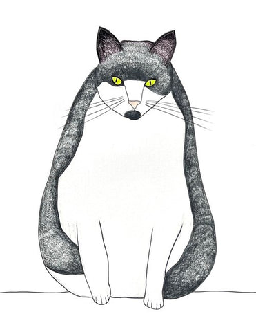 Adam Jones Cat 8x10 Art Print from natchie