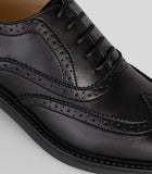 Women's Brogue in Black from Solari Milano