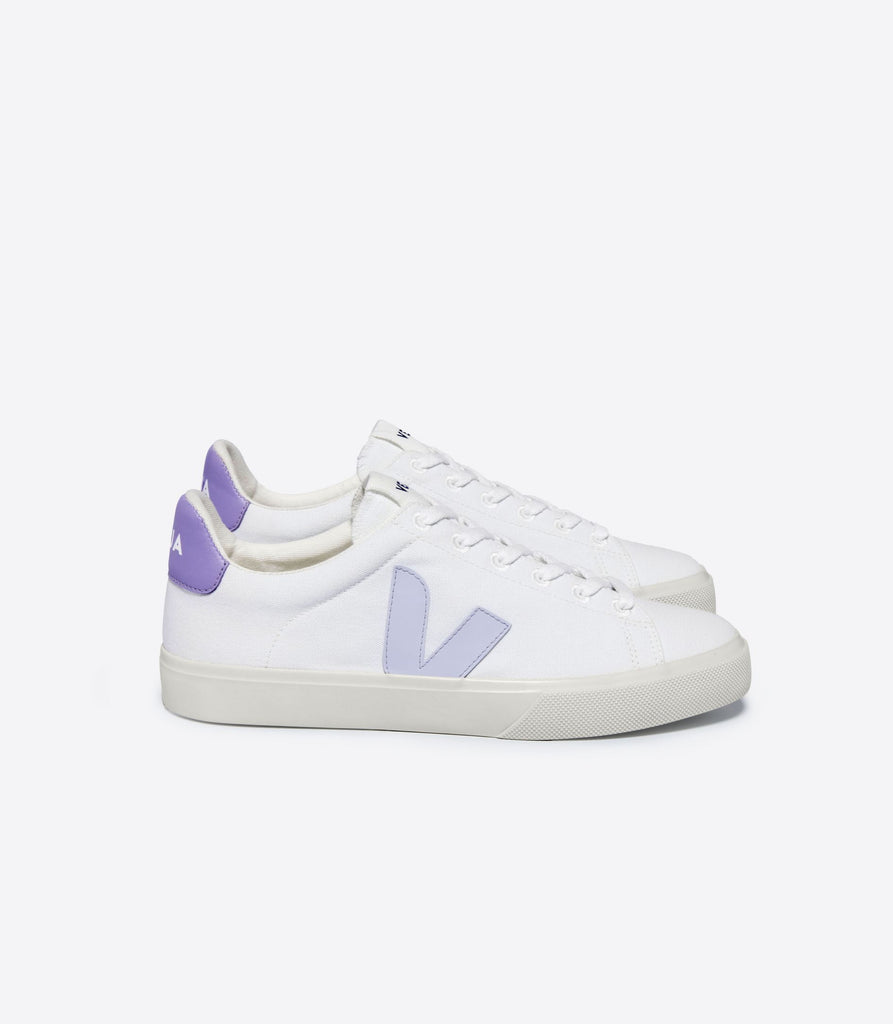 Campo Canvas White Swan Lavande from Veja