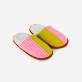 Colorblock Slippers from Verloop Knits