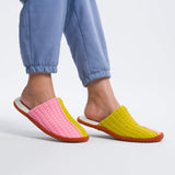 Colorblock Slippers from Verloop Knits