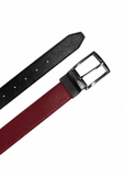 Reversable Belt in Red / Black from Canussa