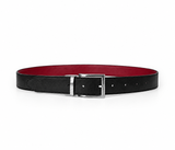 Reversable Belt in Red / Black from Canussa