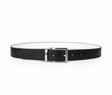 Reversable Belt in White / Black from Canussa