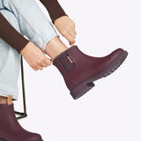 Bobbi Rain Boot in Dark Cherry from Merry People