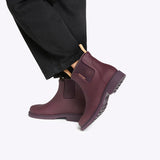 Bobbi Rain Boot in Dark Cherry from Merry People