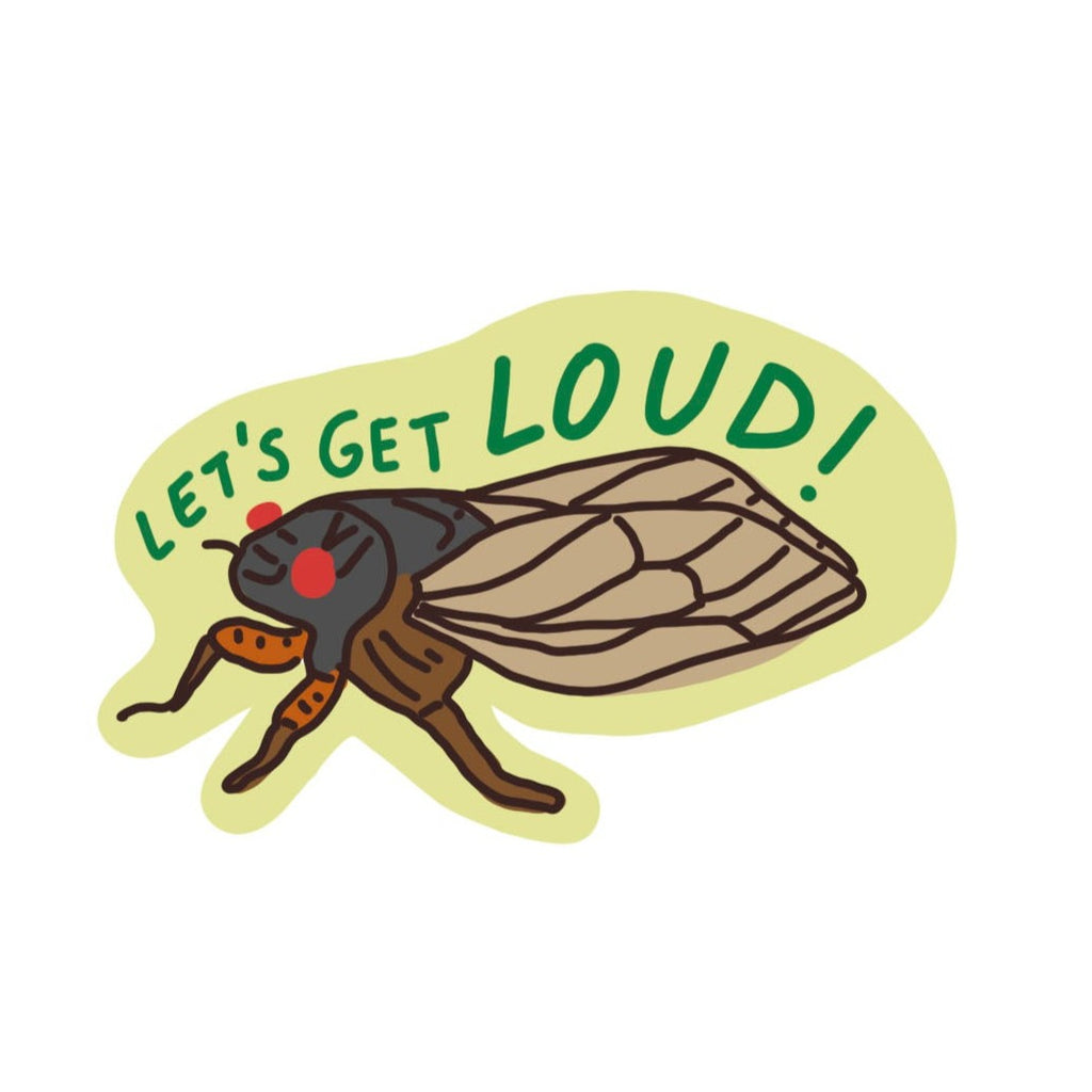 Cicada Sticker from La Familia Green