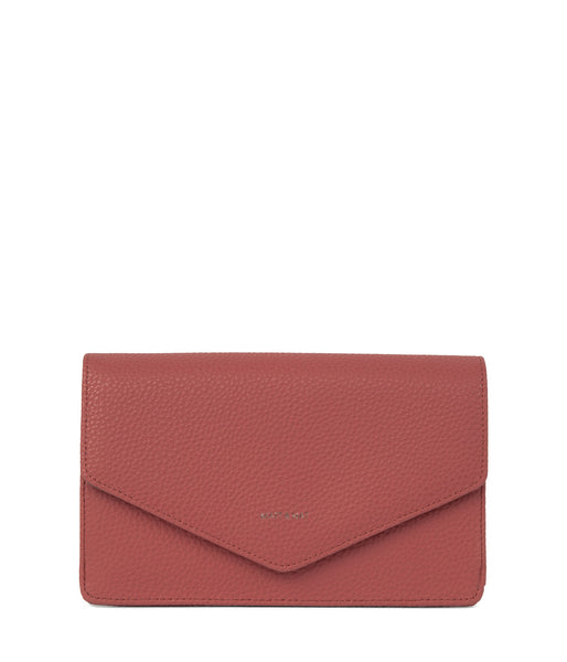 Cloe Wristlet + Wallet in Lychee from Matt & Nat