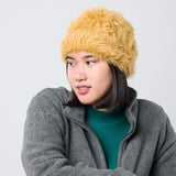 Faux Fur Beanie in Camel from Verloop Knits