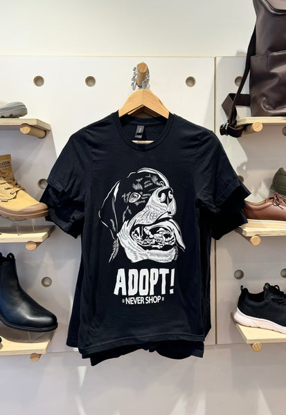 Adopt! Never Shop Unisex Tee from Praxis