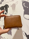 Embossed Zip Wallet in Tan from Green Laces