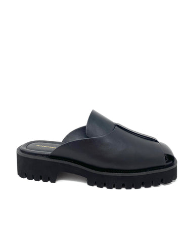 Delancey Lug Sole Sandal in Black from Intentionally Blank