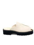 Delancey Lug Sole Sandal in Cream from Intentionally Blank