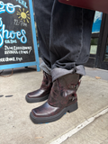 Unmatched in Burgundy Crackled V-Leather From BC Footwear