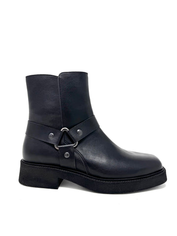 Aliyah Moto Boot in Black from Novacas