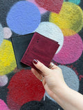 Foldover Wallet in Red Cork