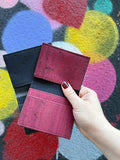 Foldover Wallet in Red Cork